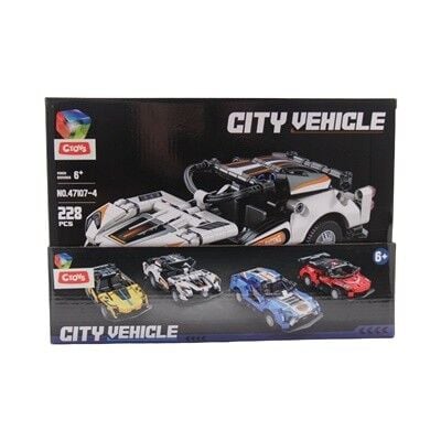 Ctoys Lego Oyuncak Yarış Araçları Blok 228 Prç 47107
