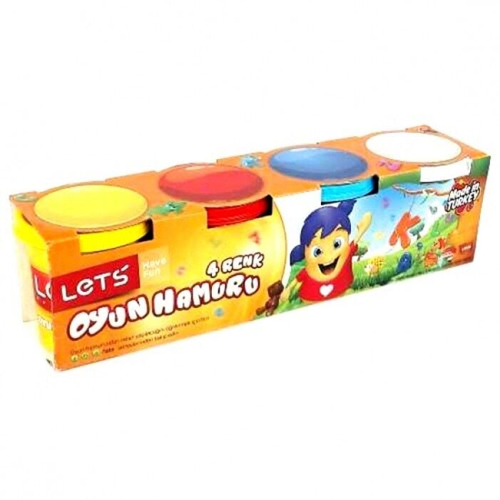 Lets Oyun Hamuru 4'lü 460 Gr / L8440