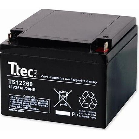 Ttec 12v 26a Bakımsız Kuru Akü