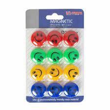 Vtk Mıknatıs 12'li 20 Mm 4 Renk Gülen Yüz Vtk-2024