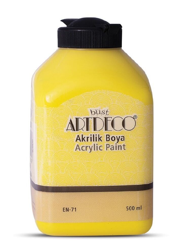 Artdeco Akrilik Boya 500ml Sarı 3601 Lv-y-070l-3601