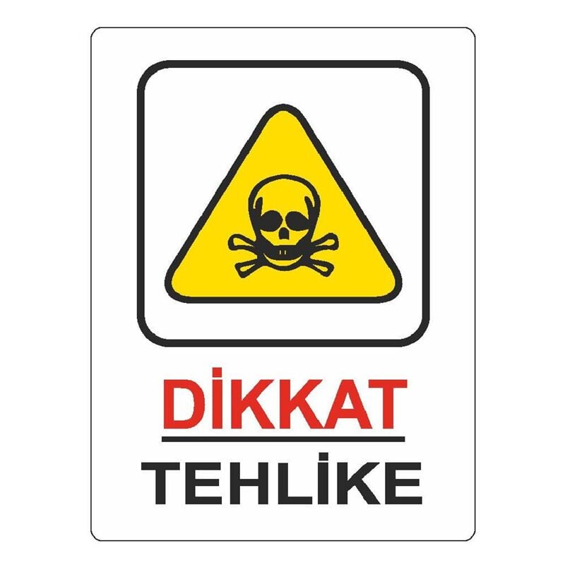 Ekstrafix 204 (yul-422) 25x35 Dikkat Tehlike