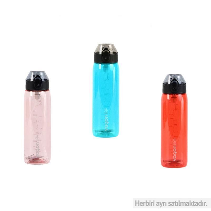 Vagonlife Tritan / Pipetli 600 Ml Matara Asorti Vgn-4102