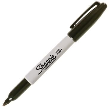 Sharpie Permanent Kalem Fine Yuvarlak Uç Siyah Sh-1741831