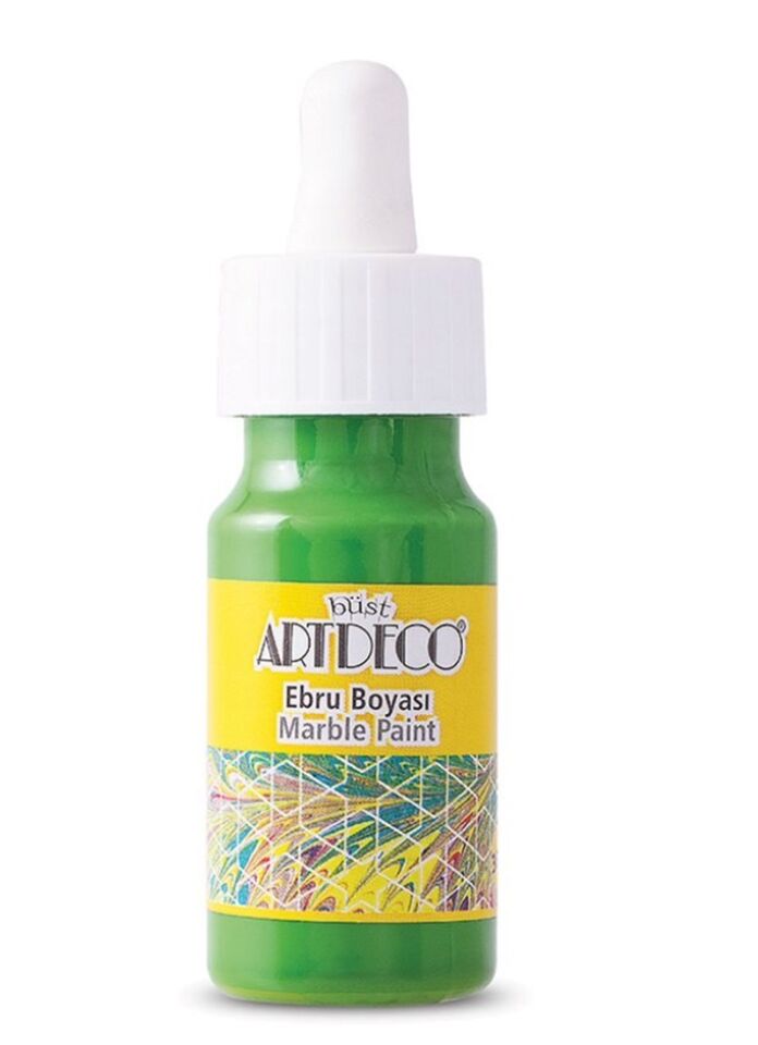 Artdeco Ebru Boyası 30ml Damlalıklı Fıstık Yeşili 59 Lv-y-016b-59