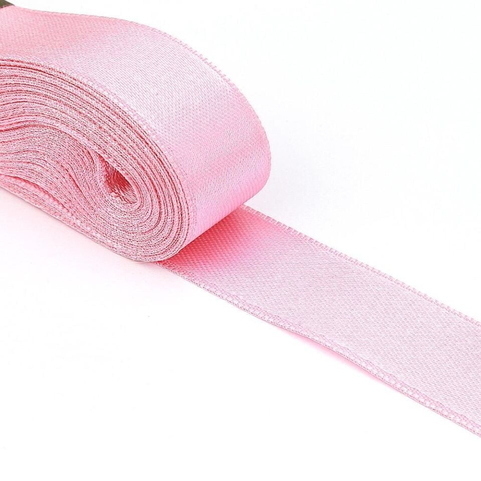 Boncuk Saten Kurdele 2 Cm 10 Mt Pembe 630594