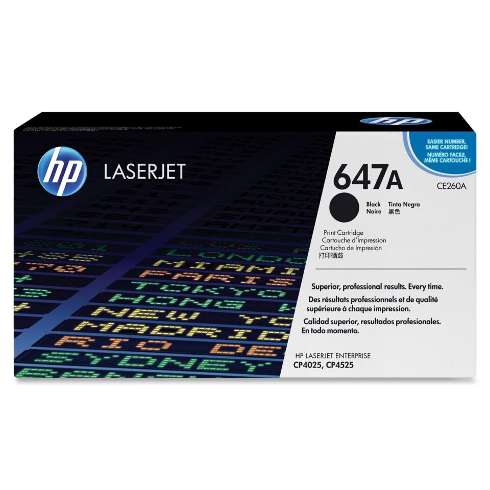 Hp 647a Black Siyah 8.500 Sayfa Toner Ce260a