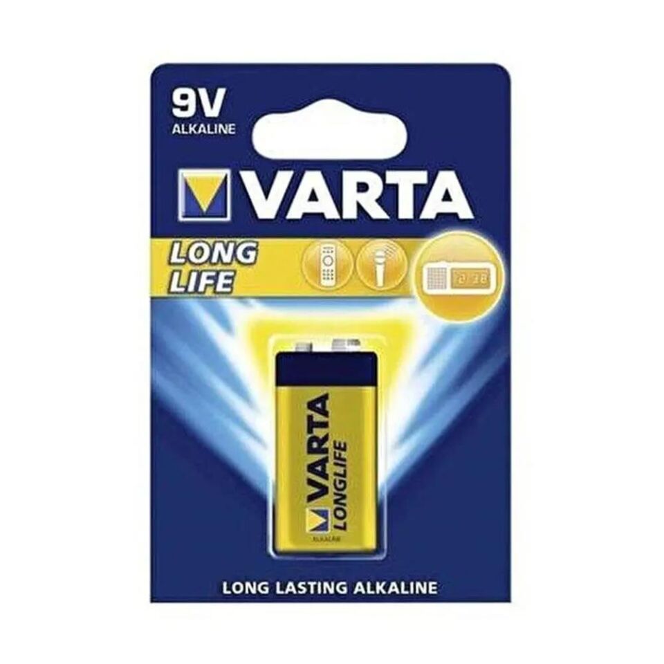 Varta Longlife 9v Alkalin Pil 4122101411
