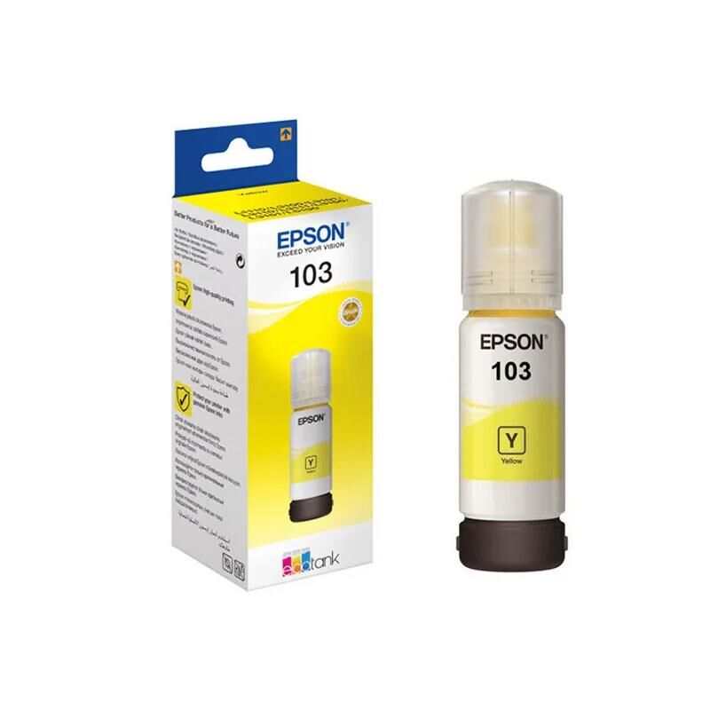Epson 103 Yellow Sarı Şişe Mürekkep T00s44a L1210/3210/3250/5290