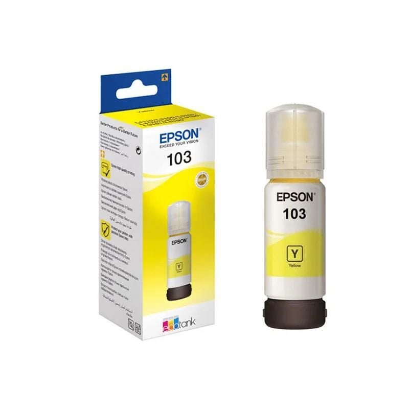 Epson 103 Yellow Sarı Şişe Mürekkep T00s44a L1210/3210/3250/5290