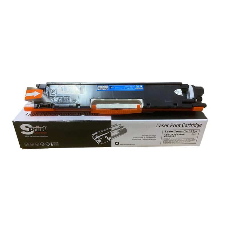 S Print Ce311a (126a) / Cf351a (130a) / Crg-729 Mavi Toner Sp10-126c