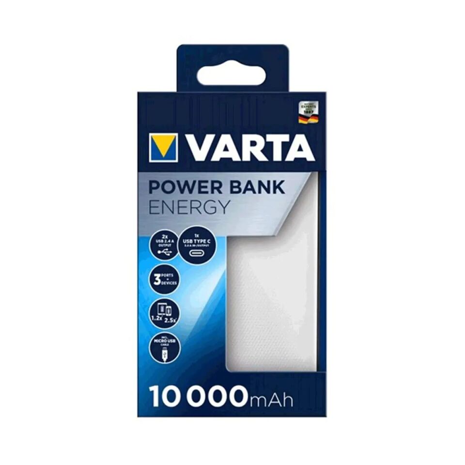 Varta Power Bank Energy 10.000 Mah 57976