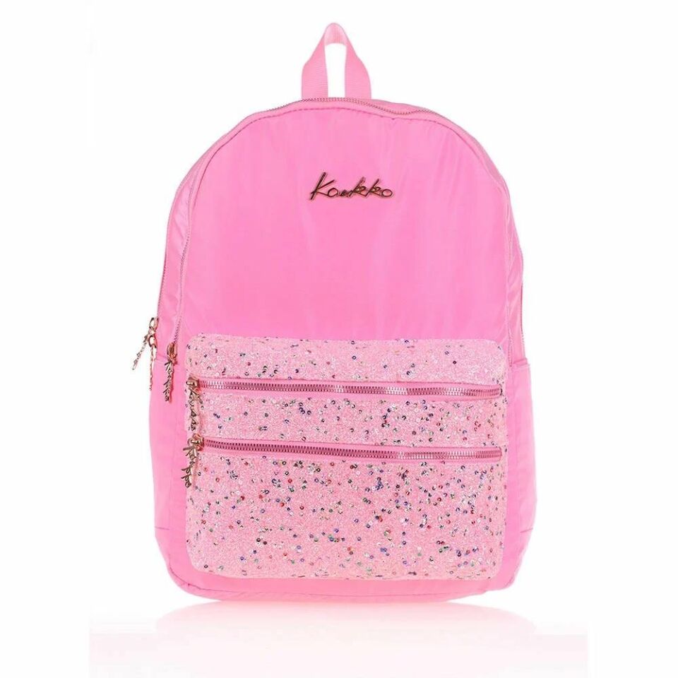 Kaukko Magıc Dreams Sırt Çantası (taşlı Pullu-pembe) K1546