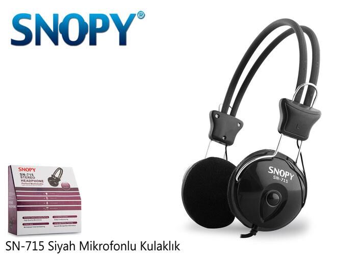 Snopy Bilgisayar Kulaklığı Mikrofonlu Sn-715