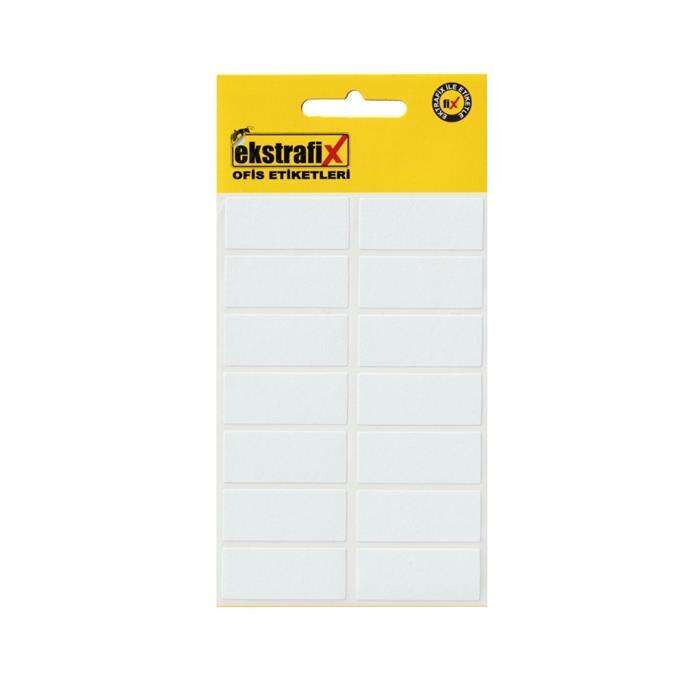 Ekstrafix Ofis Etiketi 10'lu Beyaz 15x36 Mm ( Sc-009 B )