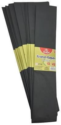 Bu-bu Krepon Kağıdı Siyah 10'lu Paket Kr0008