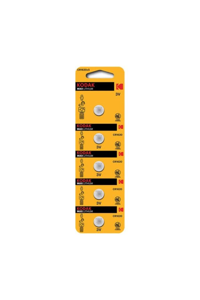 Kodak Cr1620 Ultra Lityum Para Pil 5'li (30414396)