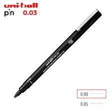 Uniball Pin 0.03 Fine Line Akrilik Uçlu Kalem Siyah Pın003-200