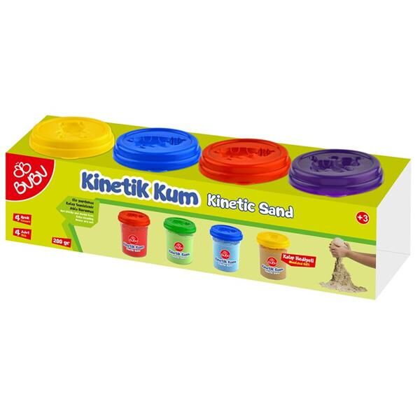 Bu-bu Oyun Kinetik Kumu Set 2*200gr Ku0049