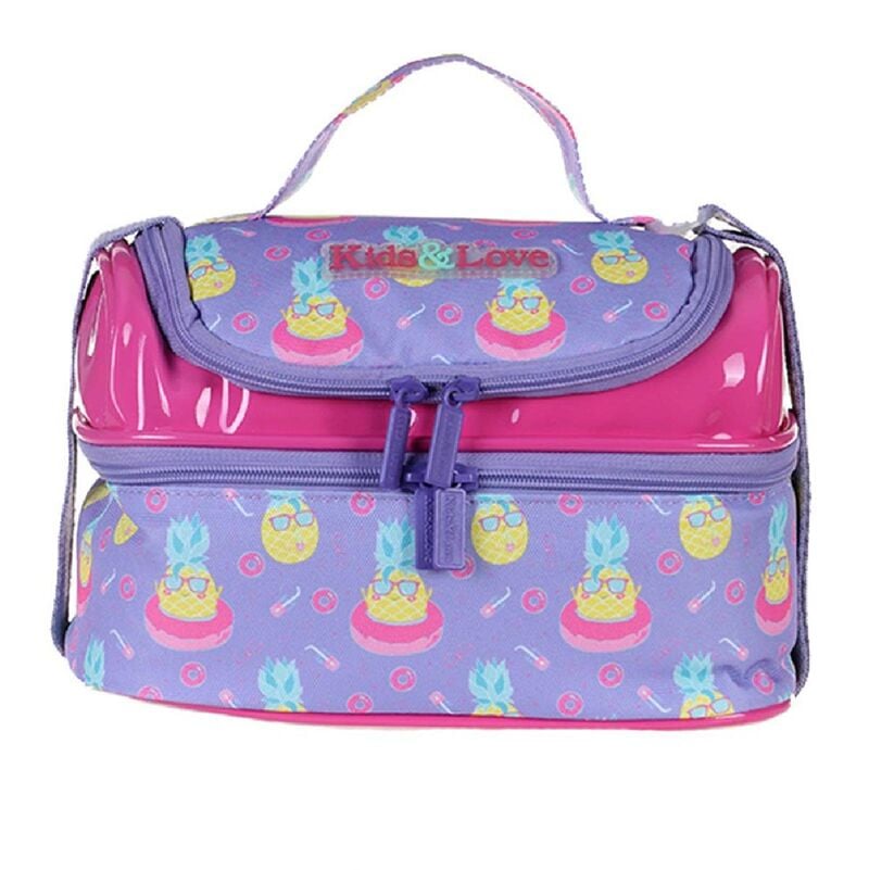 Kaukko Kıds&love Ananas Beslenme Çantası (rugan-hologram) L7069