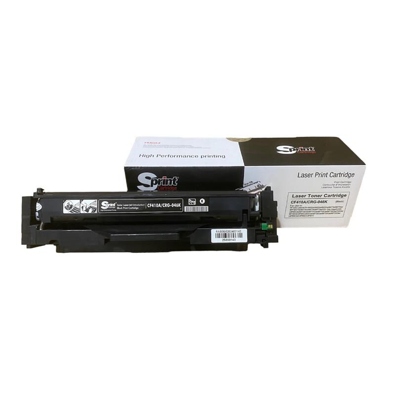 S Print Cf410a (410a) Crg-046 Black Toner Sp10-410b