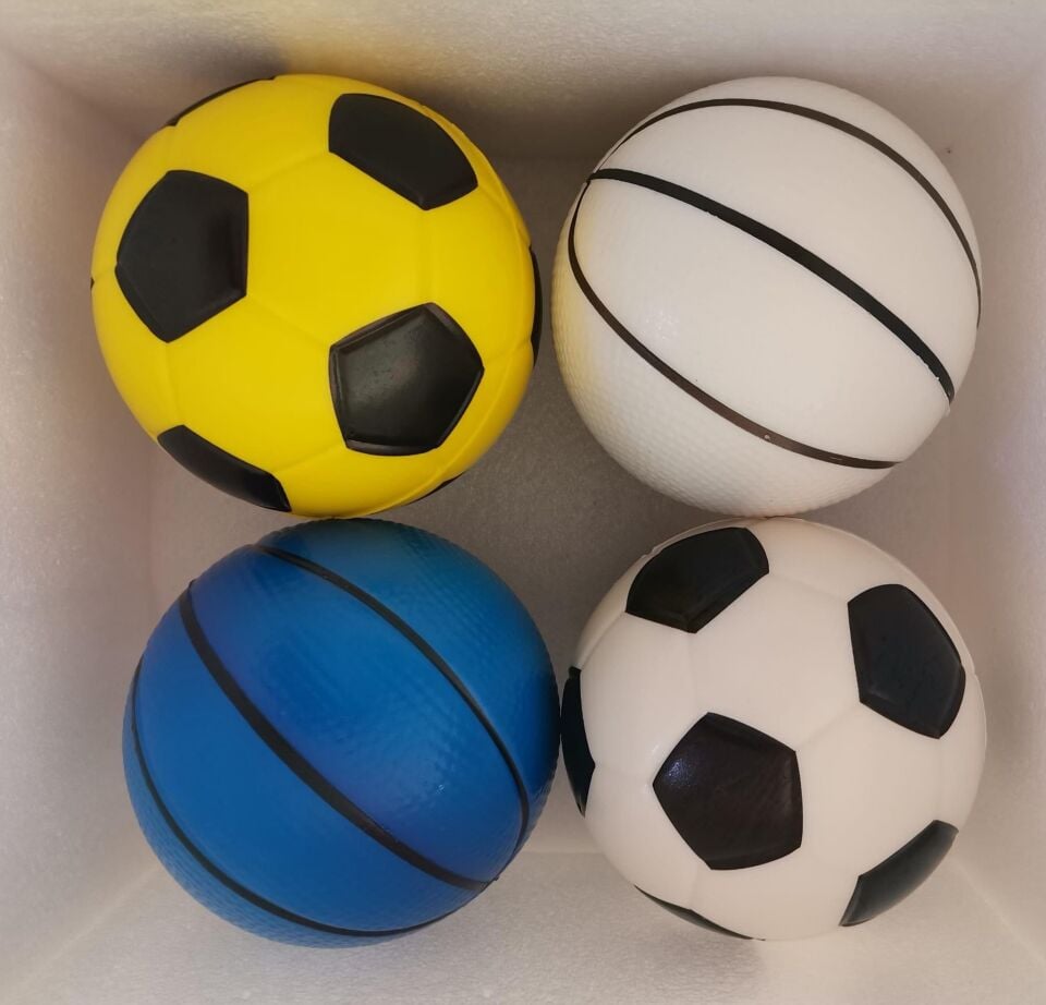 Ctoy Yumuşak Renkli Top ( 3 Asorti ) H-2