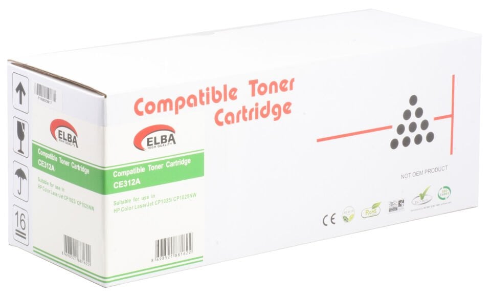 Elba Hp Ce312a (126a) Laserjet Cp1025 Sari Toner