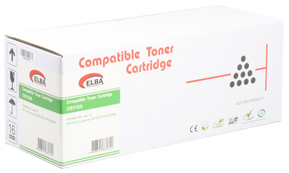 Elba Hp Ce312a (126a) Laserjet Cp1025 Sari Toner