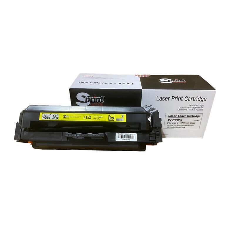 S Print W2032x (415x) Crg-055h Yellow Toner (wıthout Chıp) Sp10-415wxy