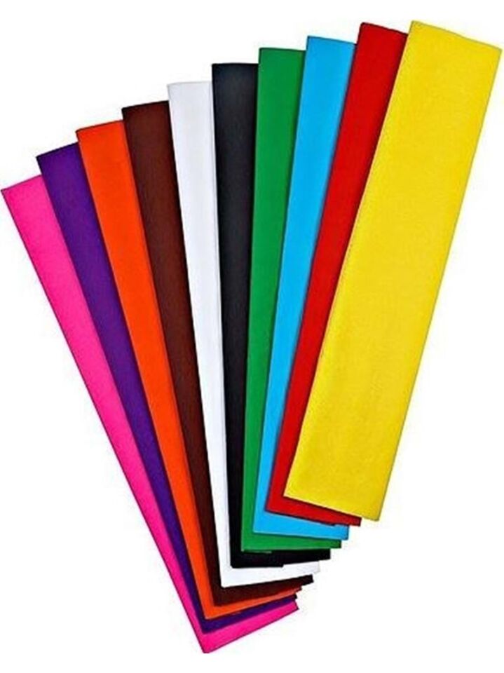 Puti Krapon Kağıdı 50x200 Cm 10'lu Karışık Pt-5466