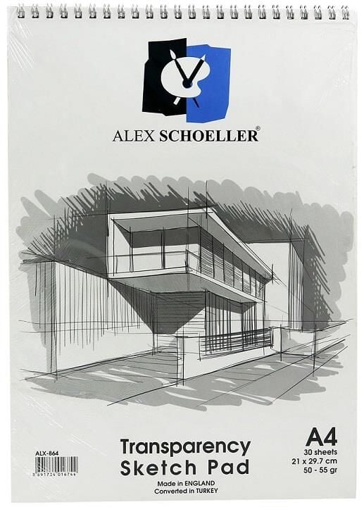 Alex Eskiz Spiralli Blok.50/55gr.a4 30.lu Alx-864 Alx-864