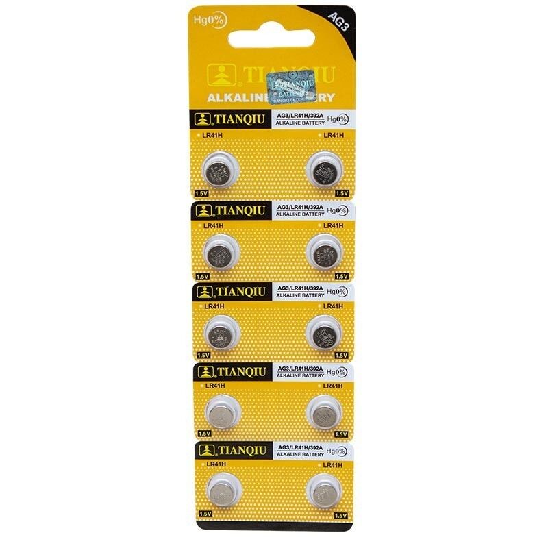 Tıanqıu Pil Düğme 2'li .ag3/lr41h/392a Alkalin 60086-2
