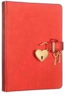 Vıctorıa's Journals Kilitli Defter 13*18 Hush Hush Kutulu Metalik Kırmızı