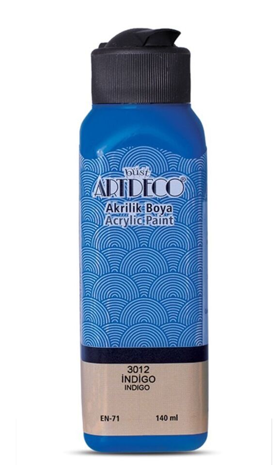 Artdeco Akrilik Boya 140ml İndigo 3012 Lv-y-070r-3012