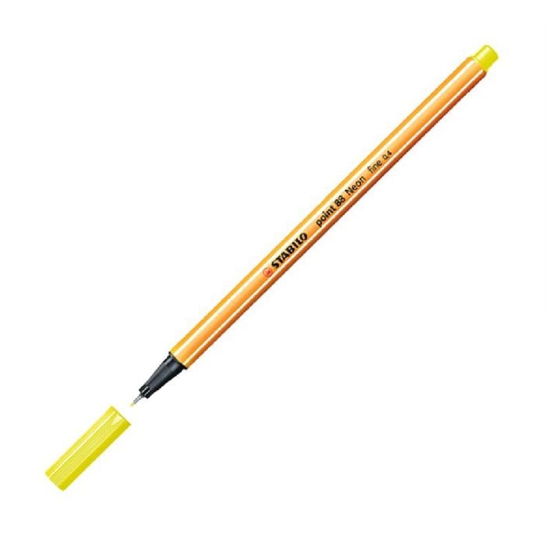 Stabilo Point 88 Keçe Uçlu Kalem 0,4 Mm - Floresan Sarı 88/024