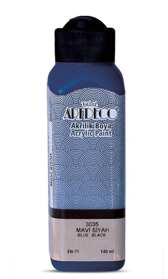 Artdeco Akrilik Boya 140ml Mavi Siyah 3035 Lv-y-070r-3035