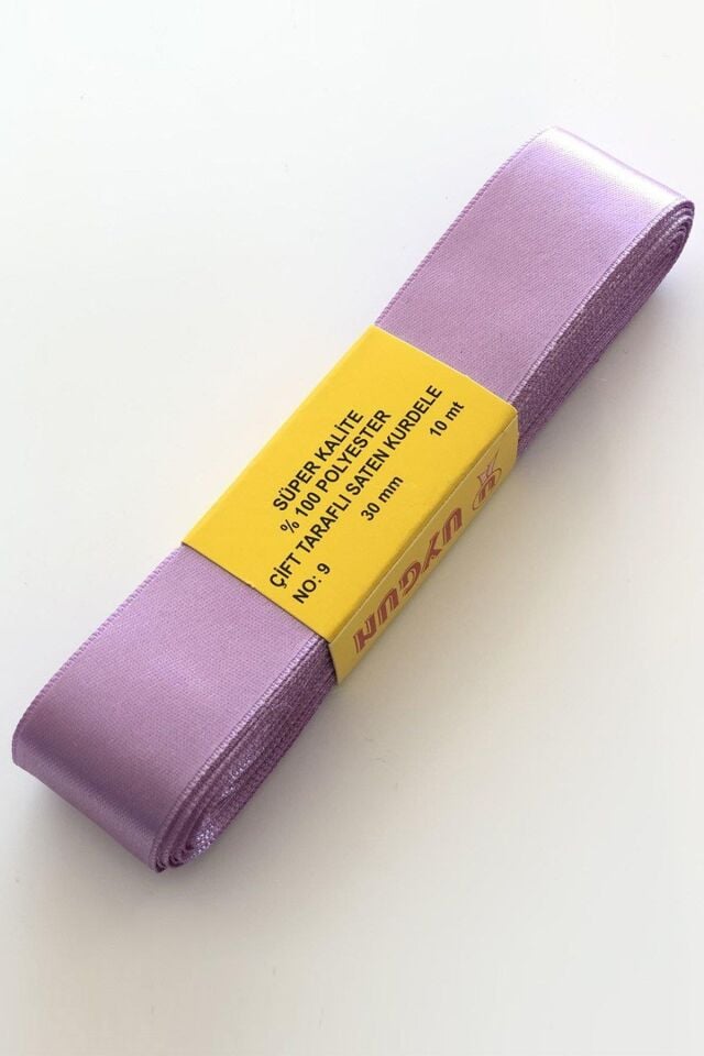 Esmay Saten Kurdele 3 Cm 10 Mt Lila 17823l