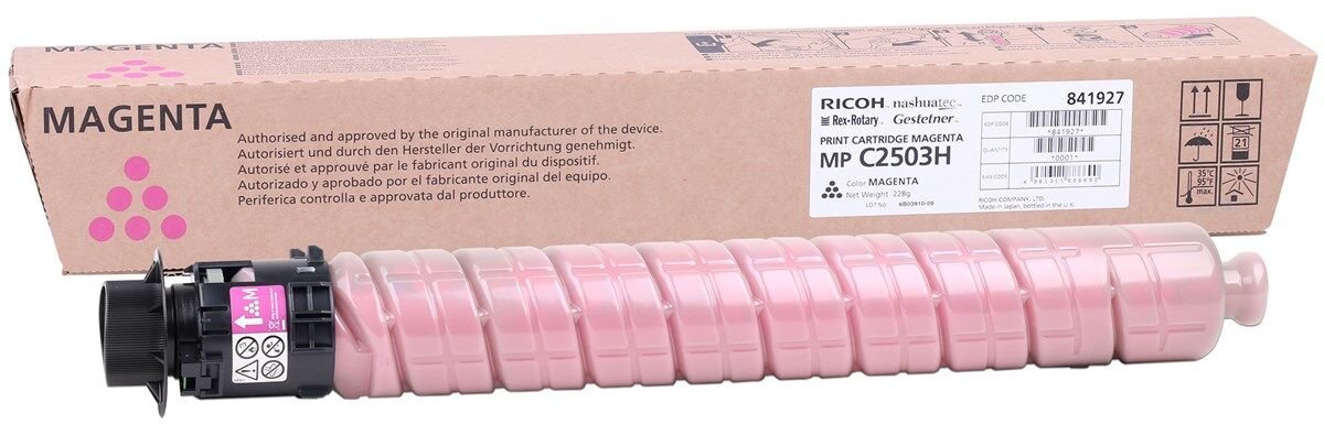 Ricoh Mp C2503mh Magenta Kırmızı Orjinal Fotokopi Toneri Mp C2003-2004-2011-2504 9.500 Sayfa