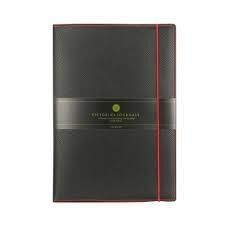 Bufallo İkili Defter 9x14 Cm, 32 Yap. Çizgili+32 Yap. Noktalı Lastikli .değişebilen İç. Siyah