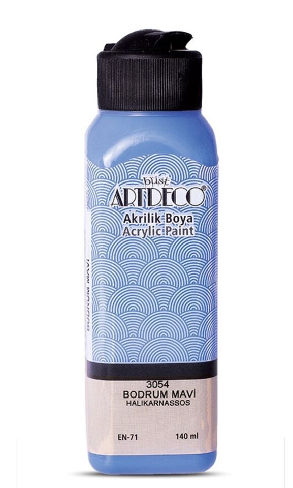 Artdeco Akrilik Boya 140ml Bodrum Mavi 3054 Lv-y-070r-3054