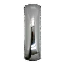 Nedi Party Marty Folyo Harf Balon 40'' Gümüş (ı)