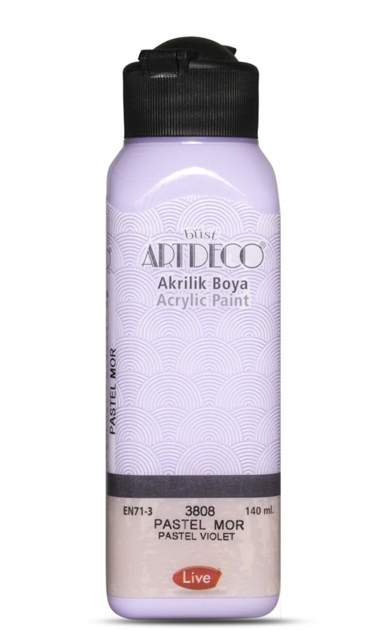 Artdeco Akrilik Boya 140ml Pastel Mor 3808 Lv-y-070r-3808