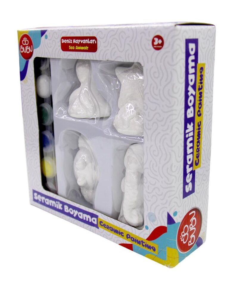 Bu-bu Seramik Boyama Deniz Hayvanları Set Sbs-004 (bs2853)