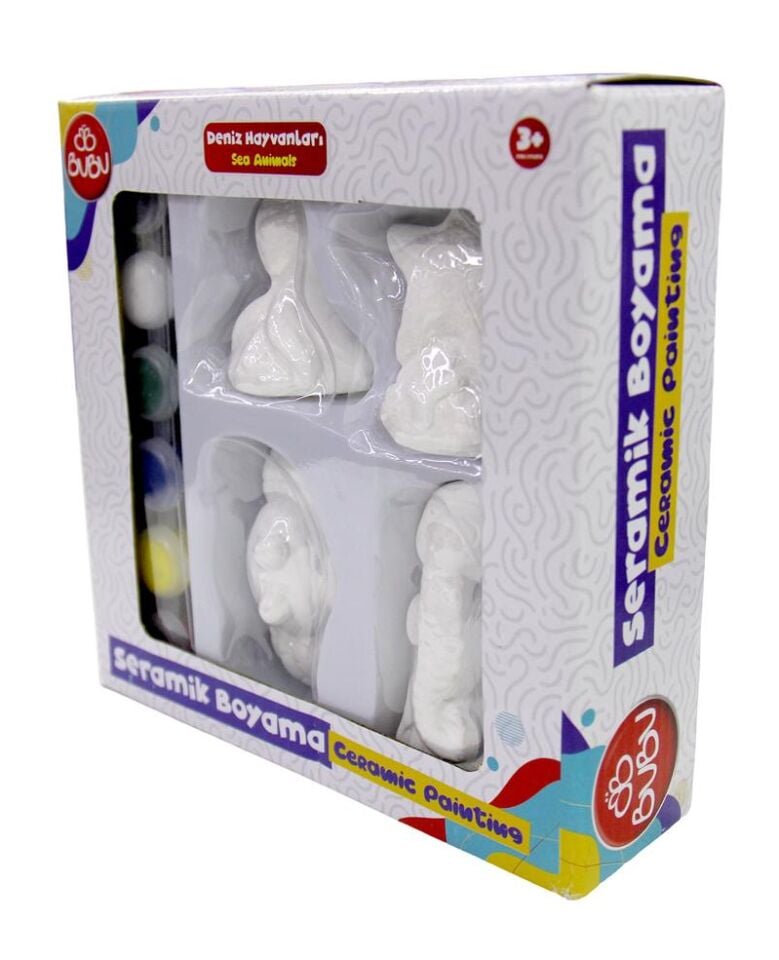 Bu-bu Seramik Boyama Deniz Hayvanları Set Sbs-004 (bs2853)