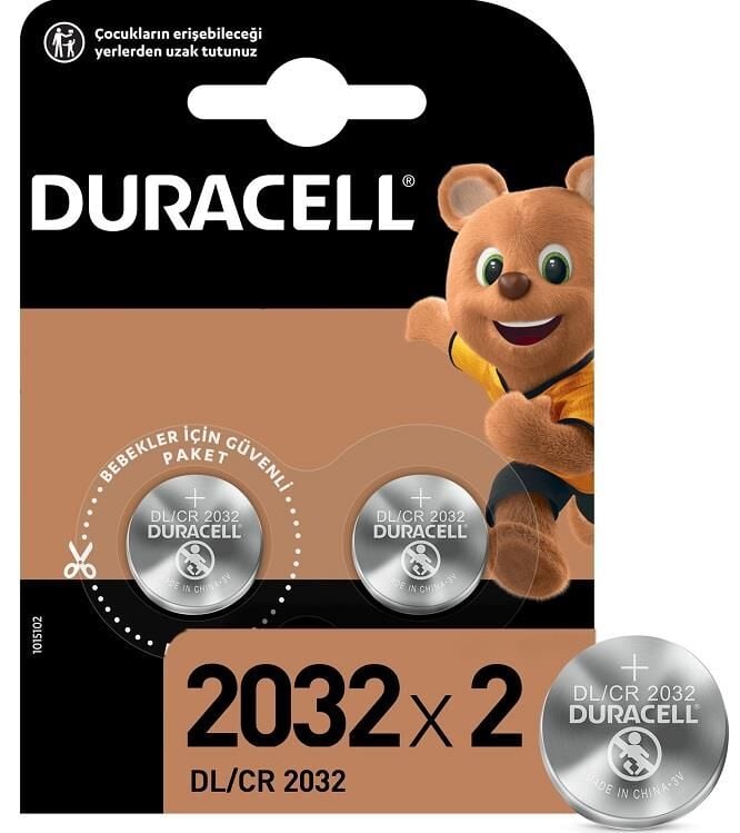 Duracell Pil Düğme 3v 2'li 2032