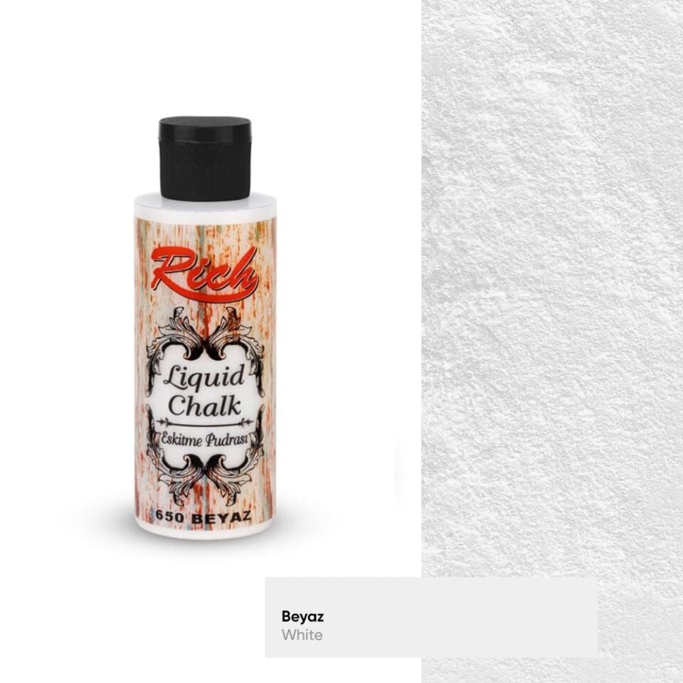 Rich Eskitme Pudrası 120 Cc ( 650 ) Beyaz Esp-120-01707