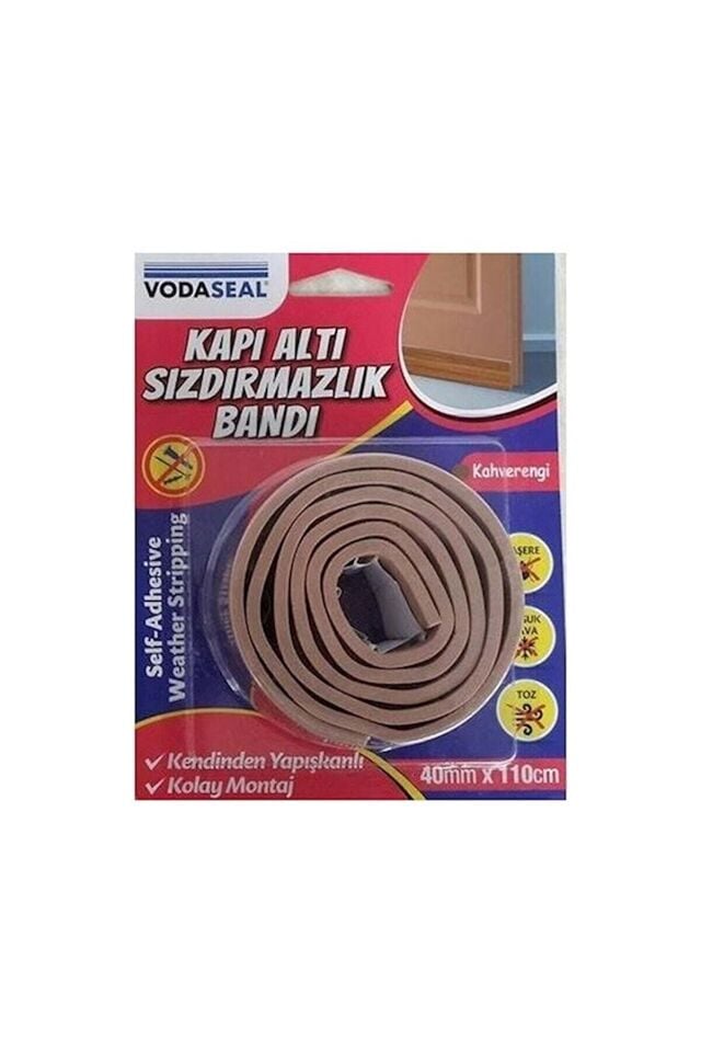 Vodaseal Sw-002 Kapı Altı Sızdırmazlık Bandı Kahverengi 40mmx110cm