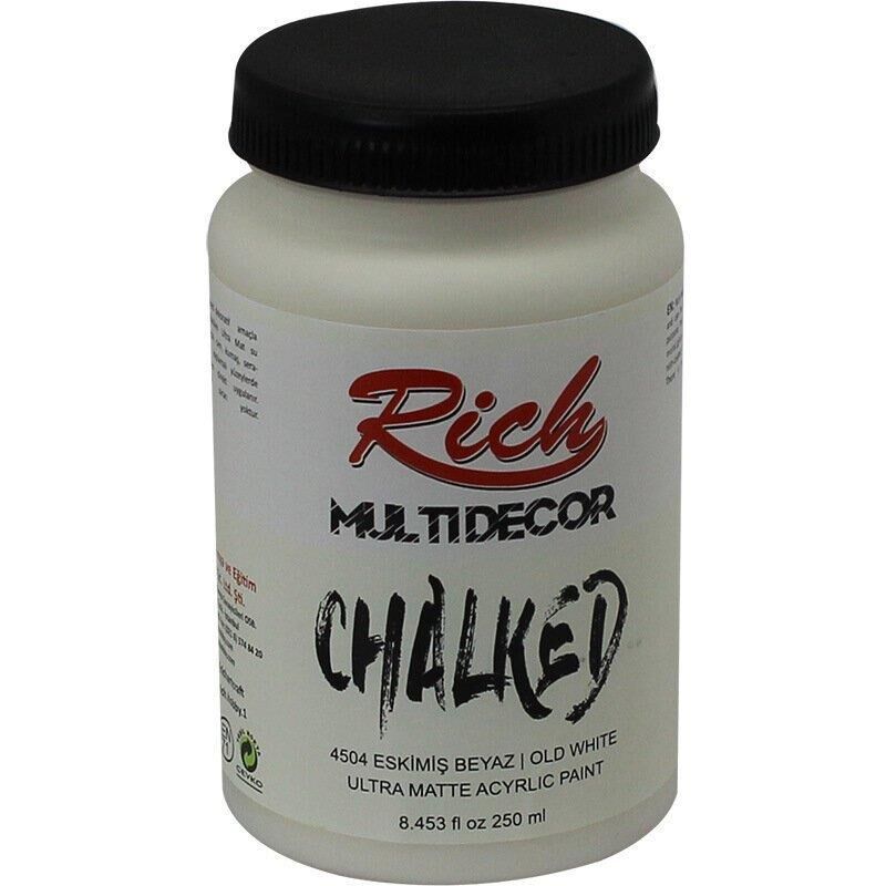 Rich Multi Decor Chalked 250 Cc Eskimiş Beyaz Mdc-250-4504