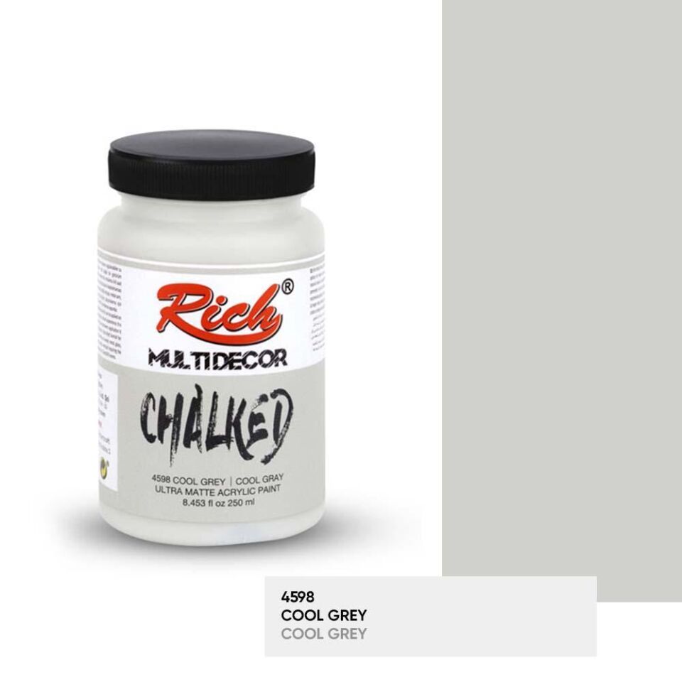 Rich Multi Decor Chalked 250 Cc Cool Grey Mdc-250-4598