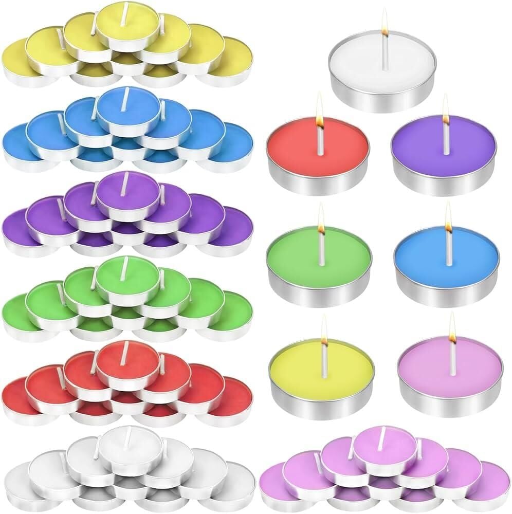 Afm Tea Lights 50 Li Renkli Ha 750